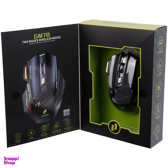 ماوس بی سیم مخصوص بازی مدل Eleven GM7B