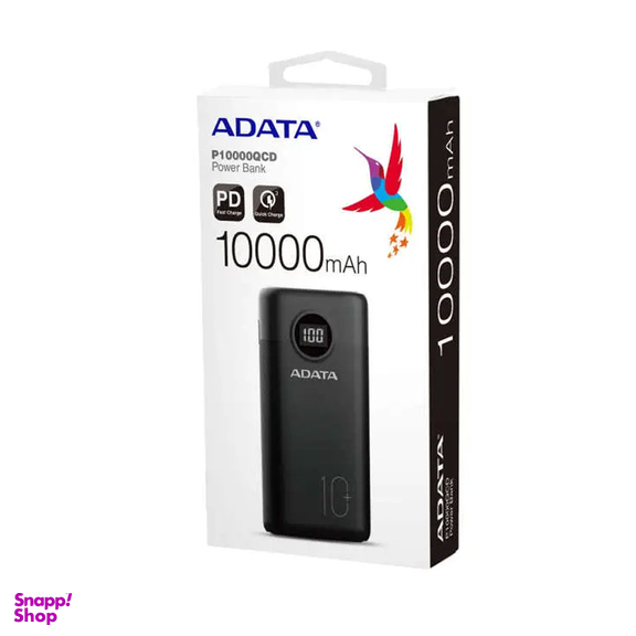 پاور بانک ای دیتا مدل P10000QCD ظرفیت 10000 میلی آمپر ساعت