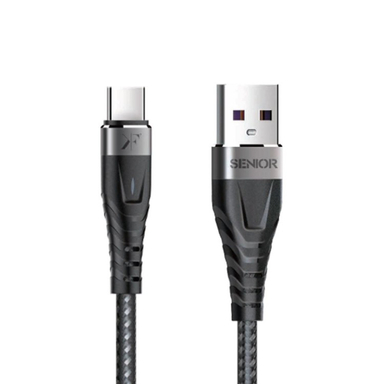 کابل دیتا USB به Type-C کی اف-سنیور کد KF Senior S8-T طول 1.2 متر