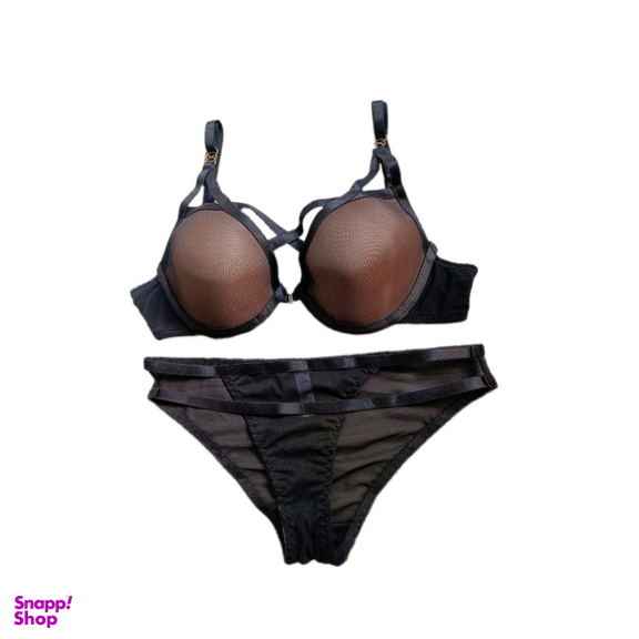 ست لباس زیر زنانه کد 0099 رنگ مشکی