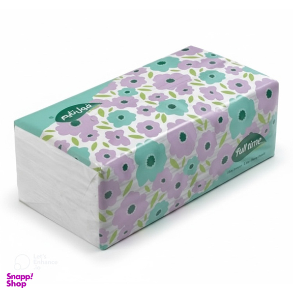 دستمال کاغذی 500 برگ فول تایم مدل اقتصادی بسته 8 عددی