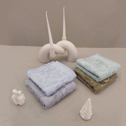 حوله دستی ارغوان مدل یاپراق سایز 80×40 سانتی متر