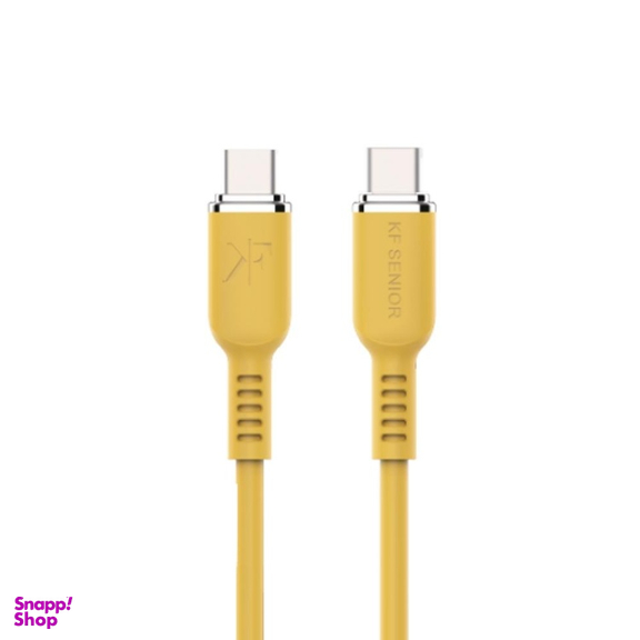 کابل Type-C به Type-C کی اف-سنیور کد KF Senior S90-C.C طول 1.2 متر