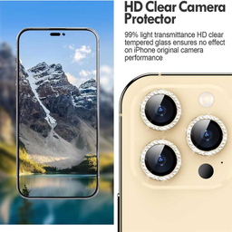 محافظ لنز دوربین بوف مدل Diamond-Luxury-G مناسب برای گوشی موبایل اپل iphone 14 Pro Max / 14 Pro