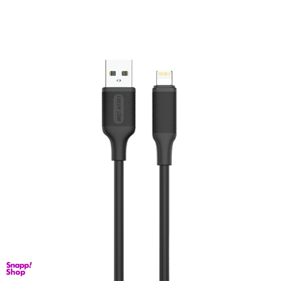 کابل شارژ USB به Lightning گرین لاین مدل 2.4A PVC طول 1 متر