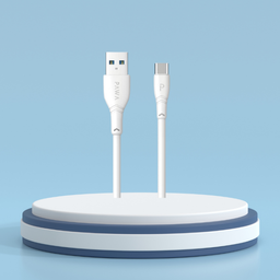 کابل شارژ Type-C پاوا مدل PW-12PVCATOC 3A طول ۱ متر