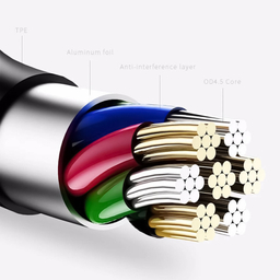 کابل تبدیل USB به MicroUSB پاواریال مدل DC-06M طول 1 متر