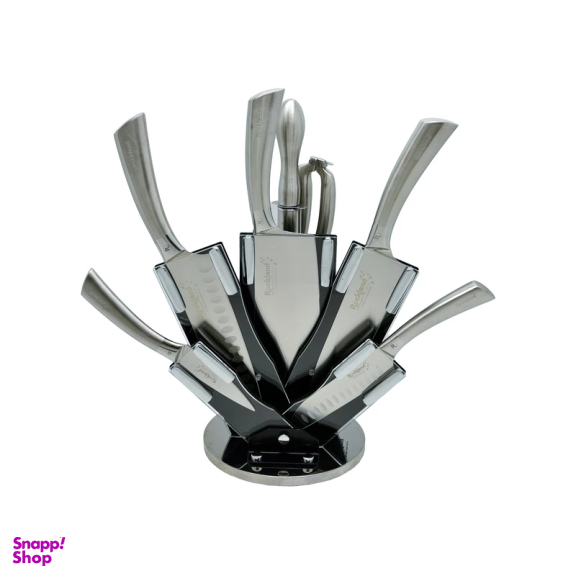 سرویس چاقو آشپزخانه 9 پارچه راکلند طرح S کد 3302