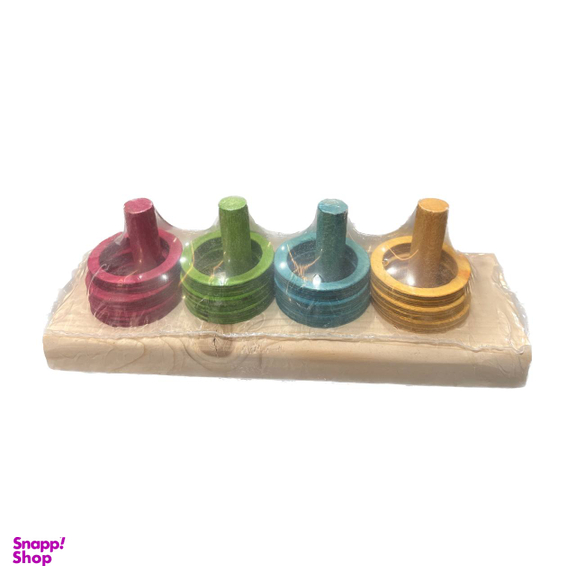 اسباب بازی پرندگان چکاوک مدل حلقه و میله فکری کد 89247