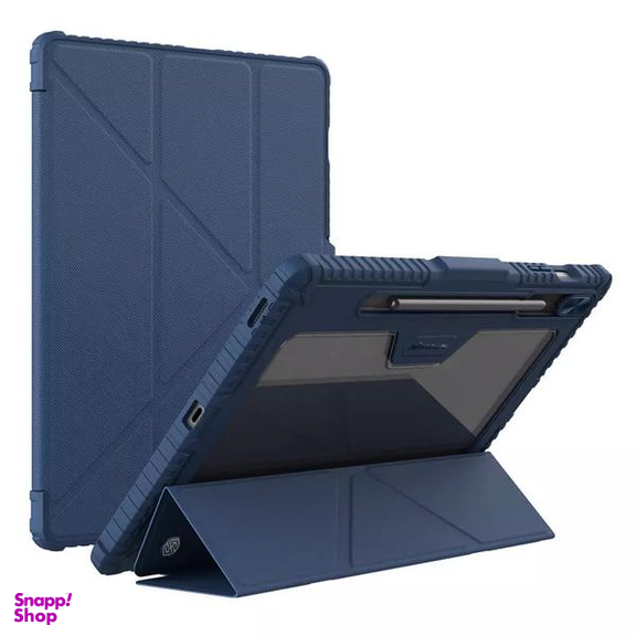 کیف کلاسوری نیلکین مدل Camshield Bumper Flip Folding مناسب تبلت سامسونگ Galaxy Tab S9 Fe Plus