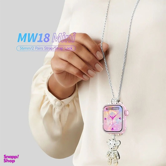 ساعت هوشمند مودیو مدل MW18 Mini سایز 36 میلی‌ متر