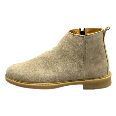 بوت چرم طبیعی مردانه مدل چلسی کد 950 رنگ خاکی
