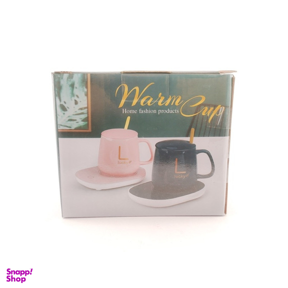 ماگ حرارتی لاکی مدل جعبه همراه به همراه صفحه برقی