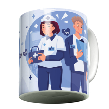 ماگ لاژید مدل مشاغل طرح پرستار کد J008