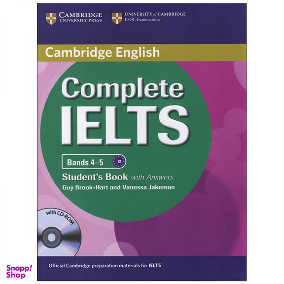 کتاب complete IELTS bands 4-5 اثر Guy Brook-Hart and Vanessa Jakeman انتشارات زبان مهر به همراه سی دی