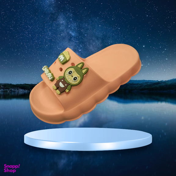 دمپایی زنانه زیتون مدل ویدا لبوبو ویانزا رنگ کالباسی