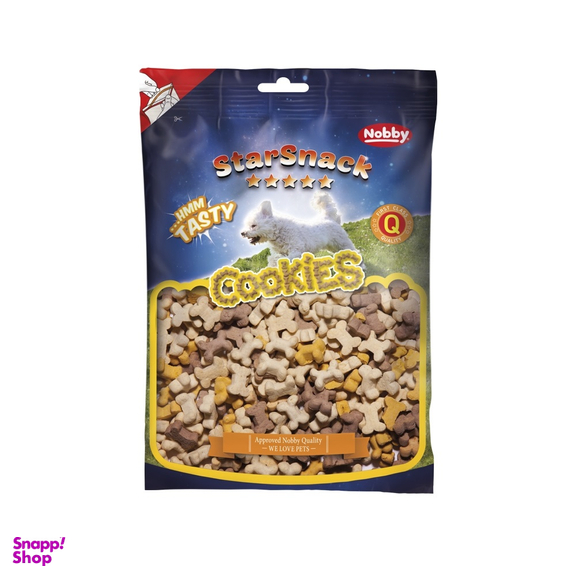 تشویقی سگ نوبی مدل Star Snack Cookies وزن 500 گرم