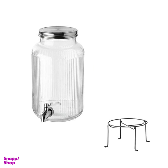 کلمن ایکیا مدل VARDAGEN کد 452 گنجایش 5 لیتر به همراه پایه