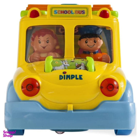 اسباب بازی موزیکال اتوبوس مدرسه هولی تویز مدل 796 Children Electric Bus Music Car