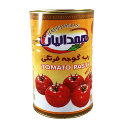 کنسرو رب گوجه فرنگی همدانیان وزن 4/4 کیلوگرم