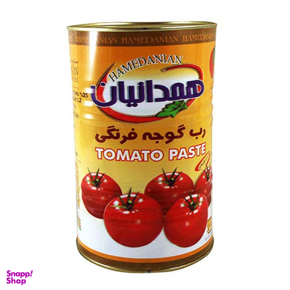 کنسرو رب گوجه فرنگی همدانیان وزن 4/4 کیلوگرم