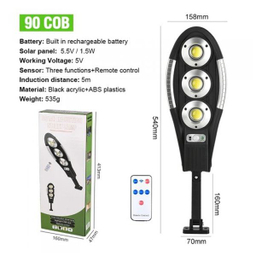 چراغ پارکی خورشیدی سولونیکس مدل راکتی LED 18650