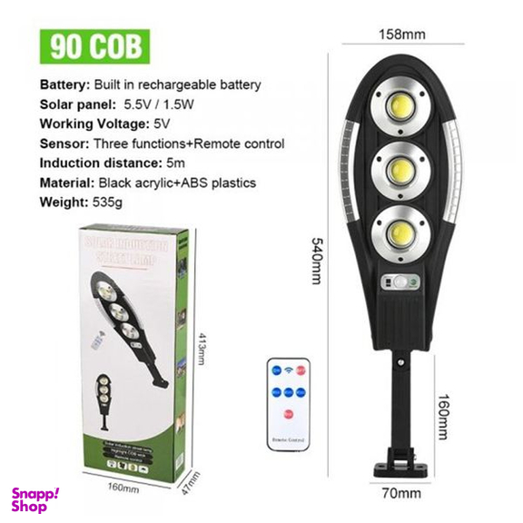 چراغ پارکی خورشیدی سولونیکس مدل راکتی LED 18650