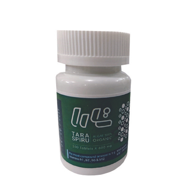 جلبک اسپیرولینا خوراکی طعم دارچین تارا بسته 100 عددی