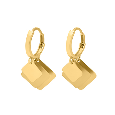 گوشواره طلا 18 عیار اقلیمه کد ET816