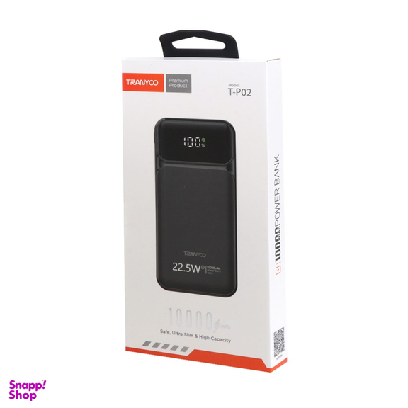 پاور بانک 22.5 وات ترانیو مدل T-P02 ظرفیت 10000 میلی آمپر ساعت