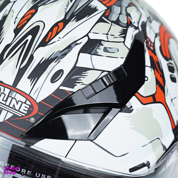 کلاه کاسکت فک متحرک ردلاین مدل 939 Red Luse به همراه کاور