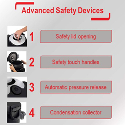 زودپز برقی 6 لیتری تفال مدل Cook4me+ CY851840