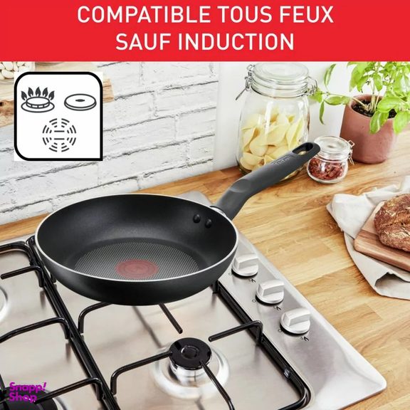 تابه تیتانیوم تفال مدل B4590884 Super Cook سایز 32