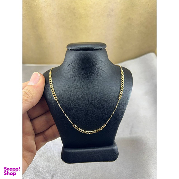 گردنبند طلا 18 عیار زنانه طرح ریز بافت کارتیر کد 698623