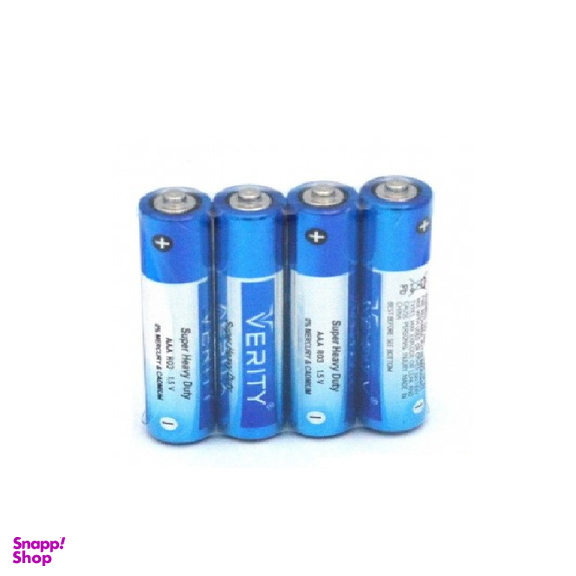 باتری نیم قلمی وریتی مدل Zinc Carbon R6P AAA بسته 40 عددی