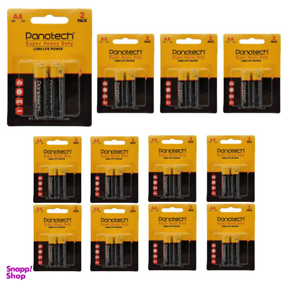 باتری قلمی پاناتک مدل Super Heavy Duty R 6P بسته 24 عددی