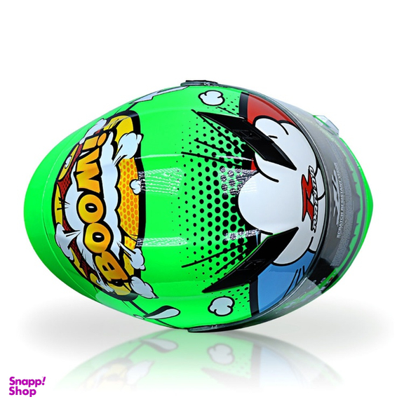 کلاه کاسکت راپیدو 982مدل let’s go رنگ سبز