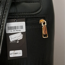 کوله پشتی زنانه بیسراک مدل پوست ماری کد 1221100 رنگ مشکی