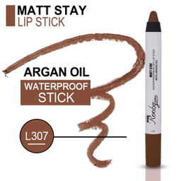 رژ لب مدادی روبی سیما کد L307 رنگ قهوه ای