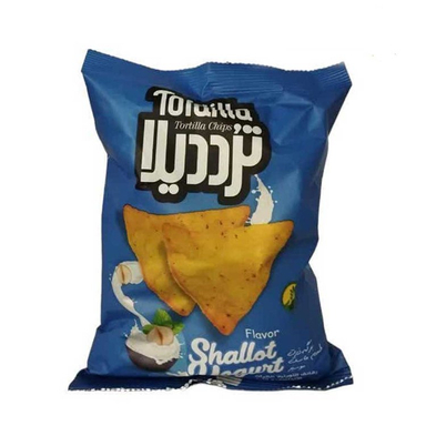 چیپس ذرت ماست و موسیر ترددیلا وزن 100 گرم