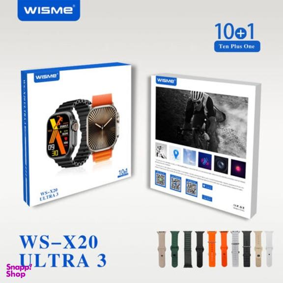 ساعت هوشمند ویزمی مدل WS-X20 ULTRA3 سایز 49 میلی متر