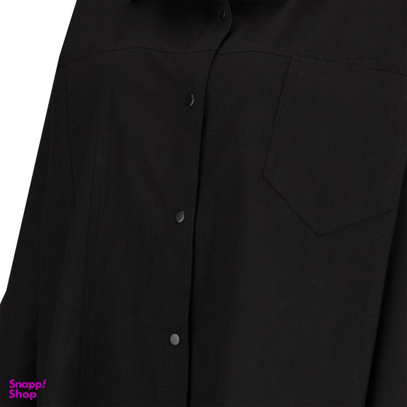 مانتو زنانه السانا مدل رمیصا کد 221801 رنگ مشکی