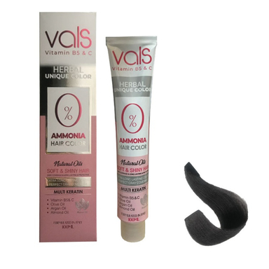 رنگ مو والس شماره 3.0 رنگ قهوه ای تیره حجم 100 میلی لیتر