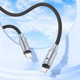 کابل دیتا 27 وات Lightning به Type-C نکسا مدل L70 طول 1 متر