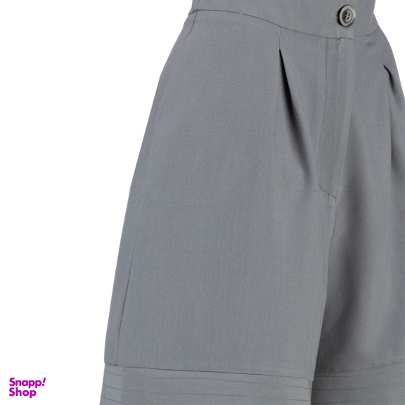 شلوارک زنانه سرژه مدل 229141 رنگ طوسی