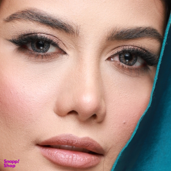 لنز فصلی بیوتی کد Faa310 شماره 14 رنگ خاکستری عسلی تیره دور دار