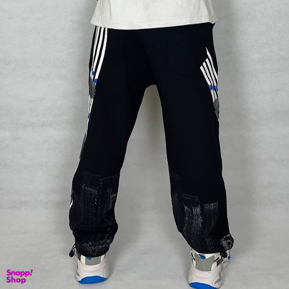 شلوار مردانه مدل 4 نوار پیستوله جاگر طرح بالنسیاگا رنگ مشکی