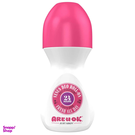 رول ضد تعریق آر یو اکی مدل Venus deo roll-on حجم 50 میلی لیتر