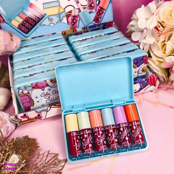 رژ لب مایع Color Castile کد 2 مجموعه 6 عددی
