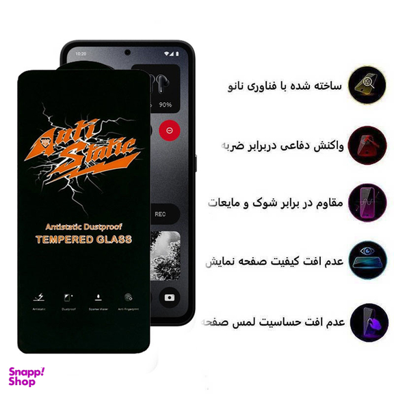 محافظ صفحه نمایش اپیکوی مدل Antistatic Dustproof مناسب برای گوشی موبایل ناتینگ فون CMF 1